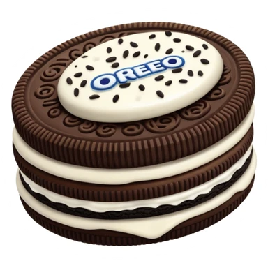 A stylish oreo sticker