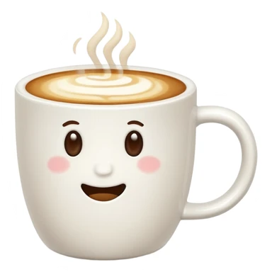 flat white coffee sticker