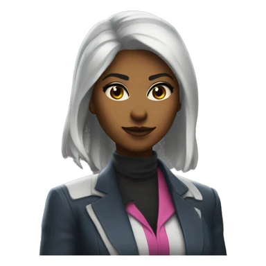 Valorant's agent reyna with lol text sticker