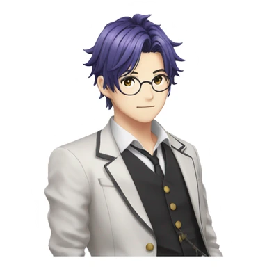doppo kannonzaka from hypnosis mic emoji sticker
