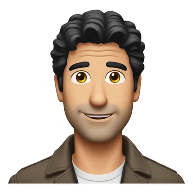 ross geller face sticker