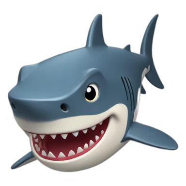 Blahaj ikea shark sticker