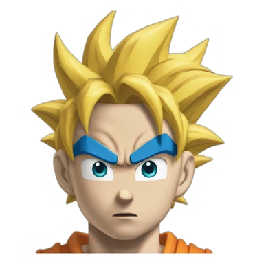 Goku super saiyajin blue sticker