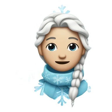 froze emoji sticker