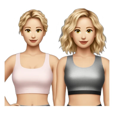 jennifer lawrence crop top sticker