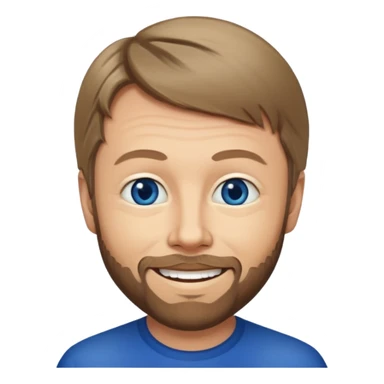 Björn Ulvaeus with dark blue eyes sticker