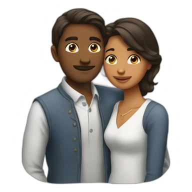 Amoureux sticker