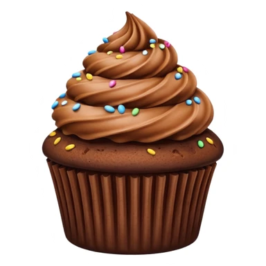 Chocolate cupcake  sticker