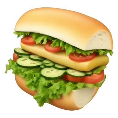 Veggie sub sticker