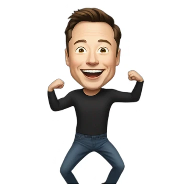 Elon musk dancing sticker
