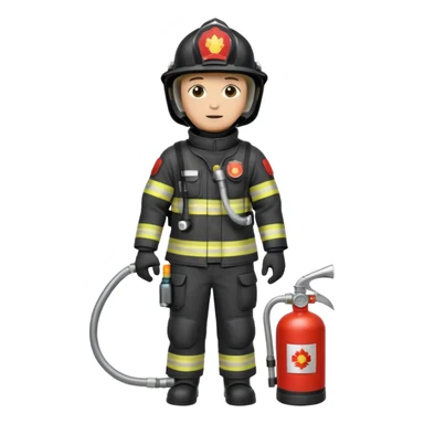 Firefighter Suit sticker