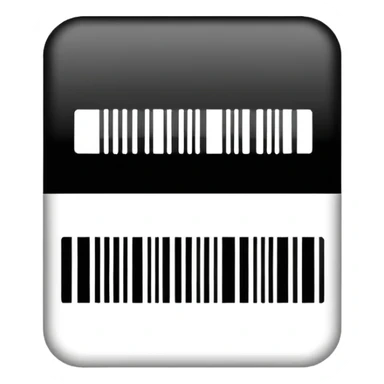 barcode icon sticker