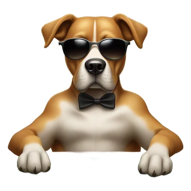 Dog gambling  sticker