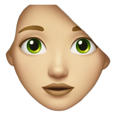 woman with blonde hair and green eyes is crying sticker