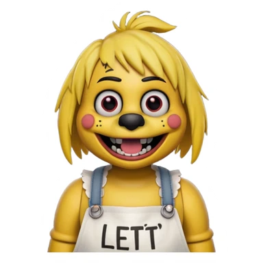 Chica from Five Nights At Freddy's Movie sticker