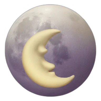 lune bordeaux sticker