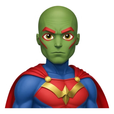 Martian Manhunter from Justice League sticker