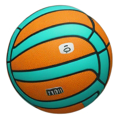 netball ball sticker