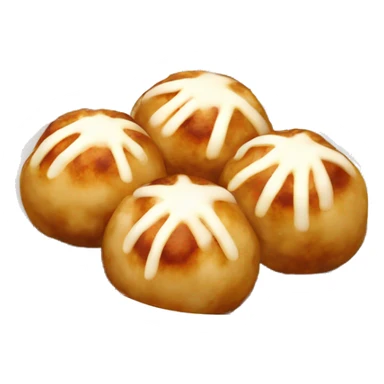 Takoyaki balls dish sticker