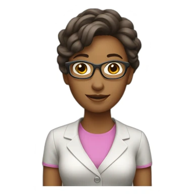 Woman, technology teacher, enjoy games sticker