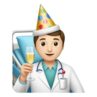 Happy anniversary in the hospital  sticker