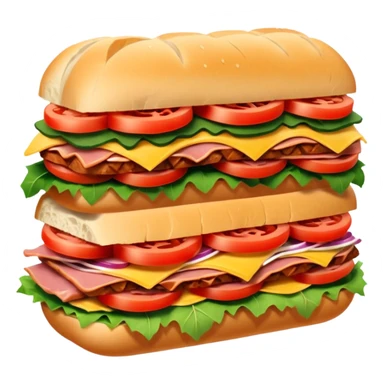 Sub sandwich sticker