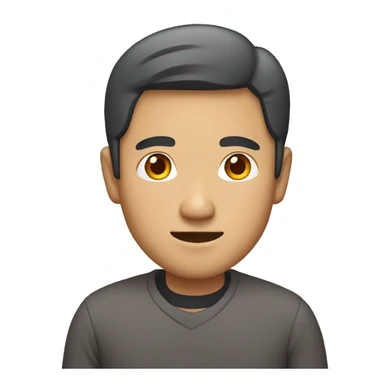 Asian man mid age sticker