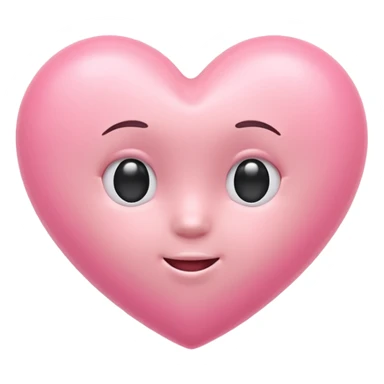 a babypink heart imoji sticker