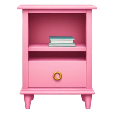 Pink nightstand  sticker