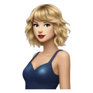 Starry night taylor swift sticker