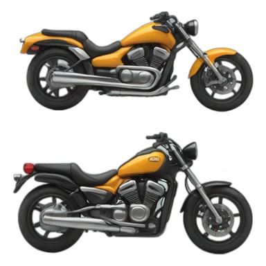 sporty motorcycle sticker