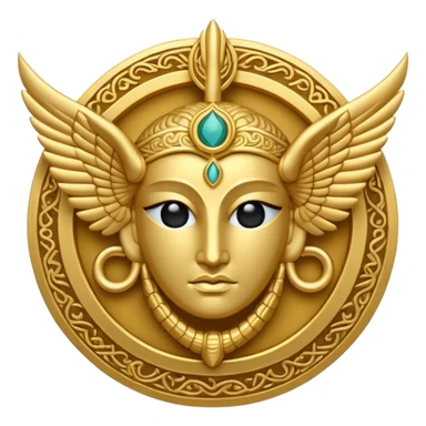 Iranian symbol of Ahura Mazda sticker