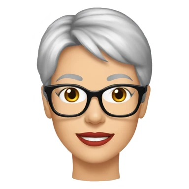 jamie lee curtis cartoon wearing tee sticker
