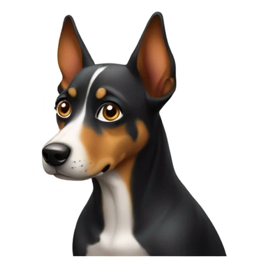 Suspicious dog sticker