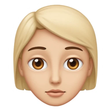 Emoji eyes rolled back sticker