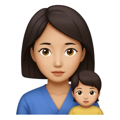 korean mother sticker