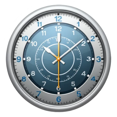 clock and trading graph sticker