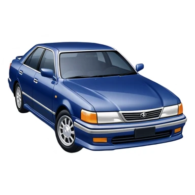 Сделай тойоту Марк 2 (х100) 1997 года, темно синего цвета sticker