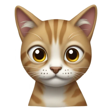 gato llora de la risa  sticker