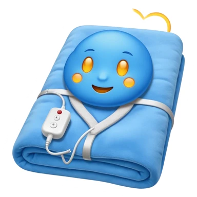 electric blanket no smiley no face sticker