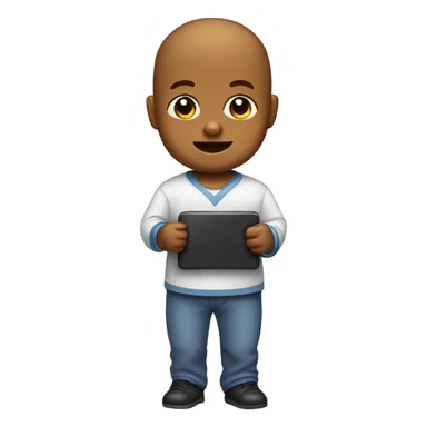 bebé con mando de consola sticker