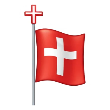 swiss flag sticker