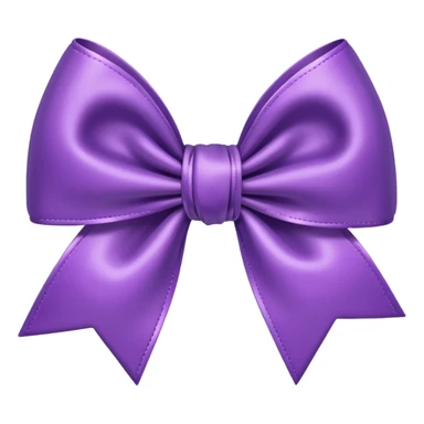 Cute bow purple  sticker