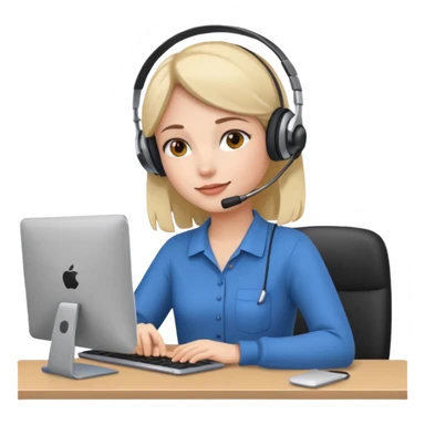 work from home giel sticker