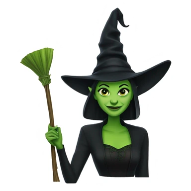 elphaba from wicked  sticker