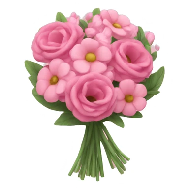 Pink bouquet  sticker