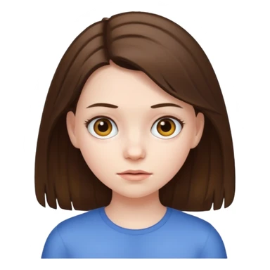 Girl with lice sticker