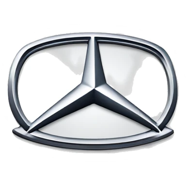Mercedes benz logo sticker