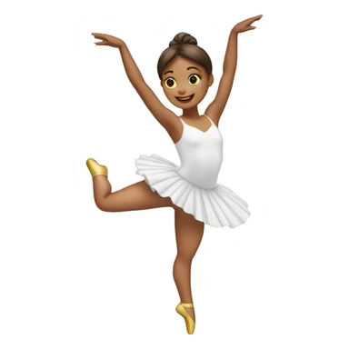 A bailarina jumping sticker