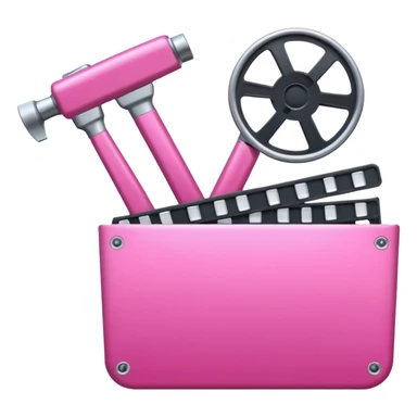 cinema pink tools sticker